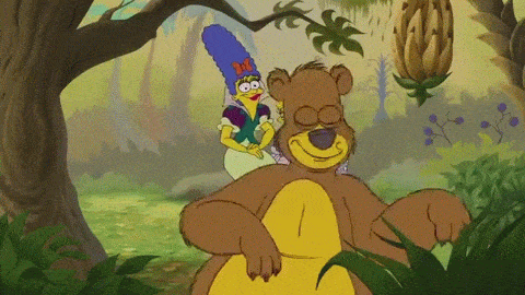 Homer imita l'orso Baloo