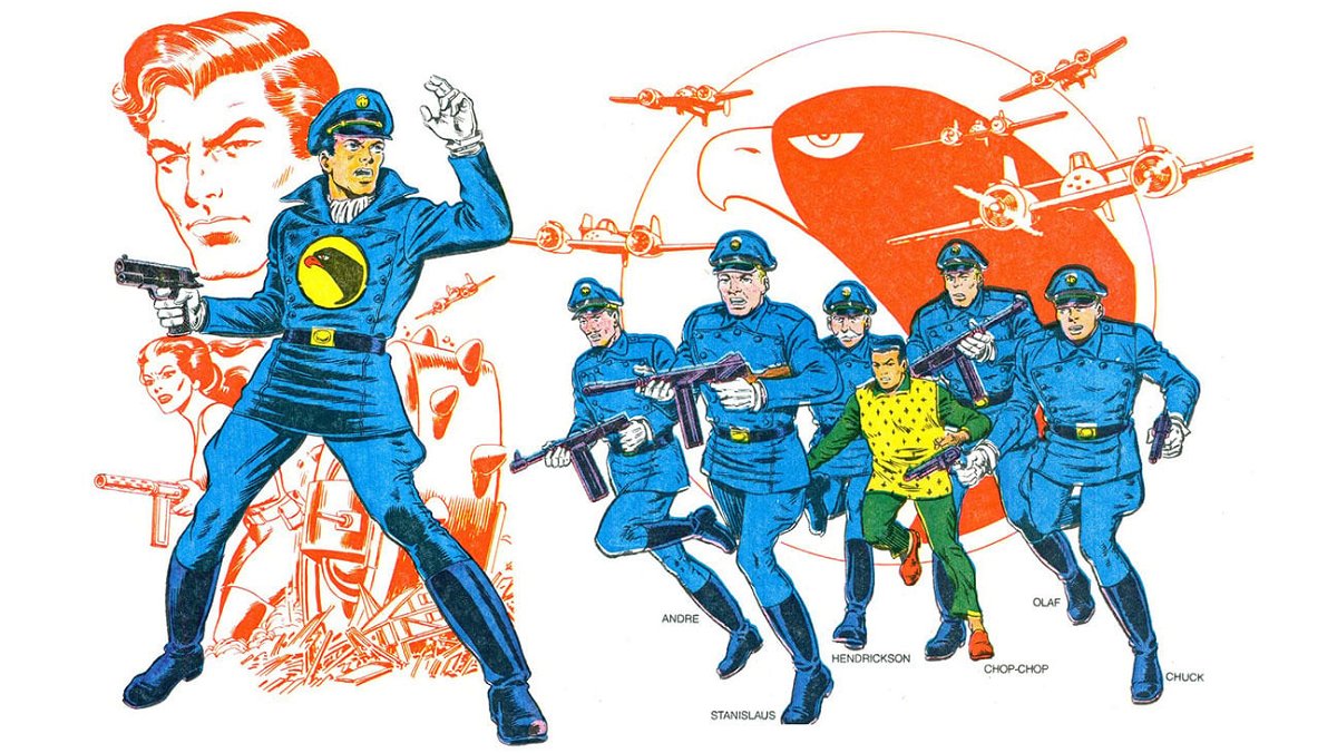 I protagonisti del fumetto DC Comics Blackhawk
