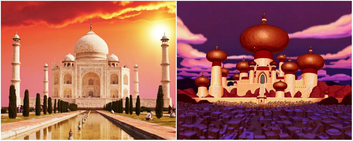 Il palazzo di Aladdin è ispirato a un palazzo in India