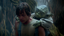 Copertina di Star Wars 8, Mark Hamill diventa Yoda sulla schiena di Daisy Ridley