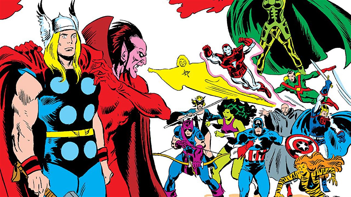 Dettaglio della cover di Mephisto Vs. The Avengers
