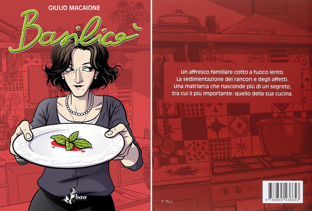 Maria Morreale sulla copertina di Basilicò, pubblicato da Bao Publishing