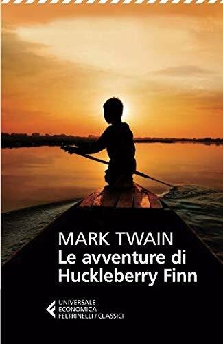 La copertina del libro Le avventure di Huckleberry Fin
