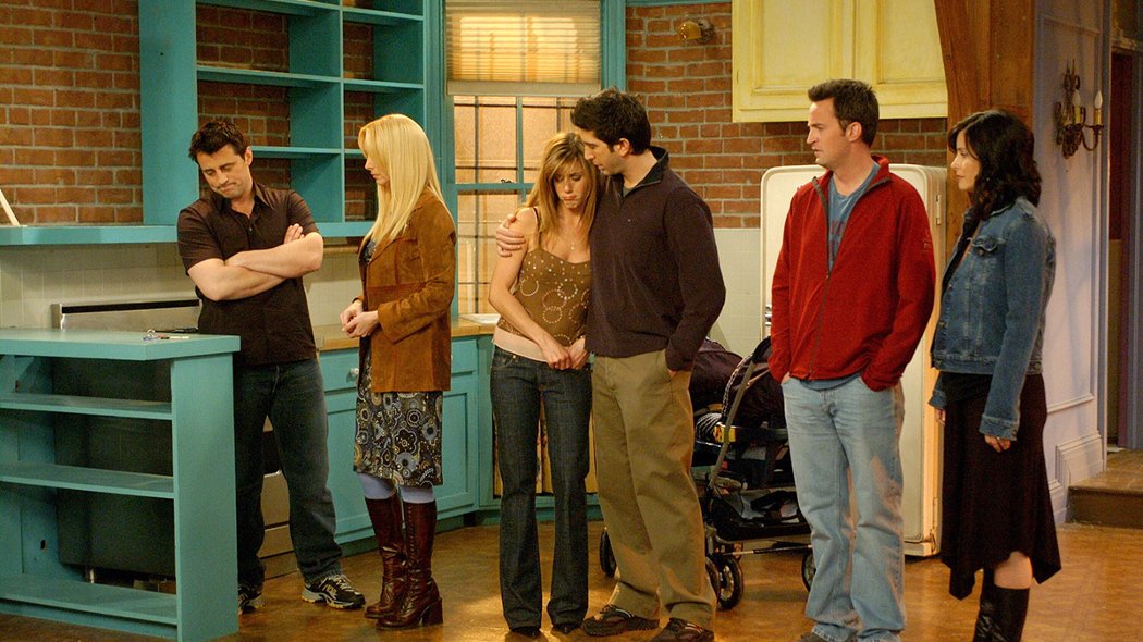 Il cast della serie TV Friends