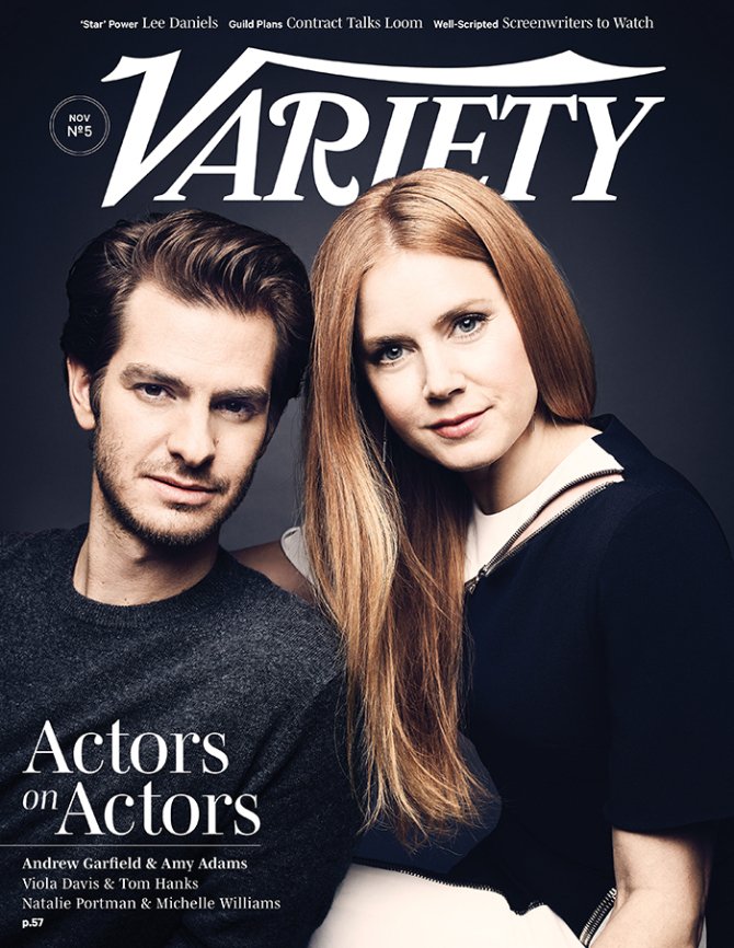 Andrew Garfield e Amy Adams nella foto di copertina di Variety