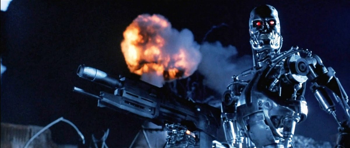 Una scena di Terminator 2 - Il giorno del giudizio