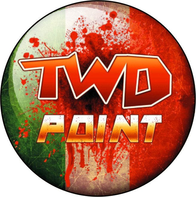 Il logo dei The Walking Dead Point, che identifica i negozi specializzati che fanno parte della rete di distribuzione Ms Edizioni