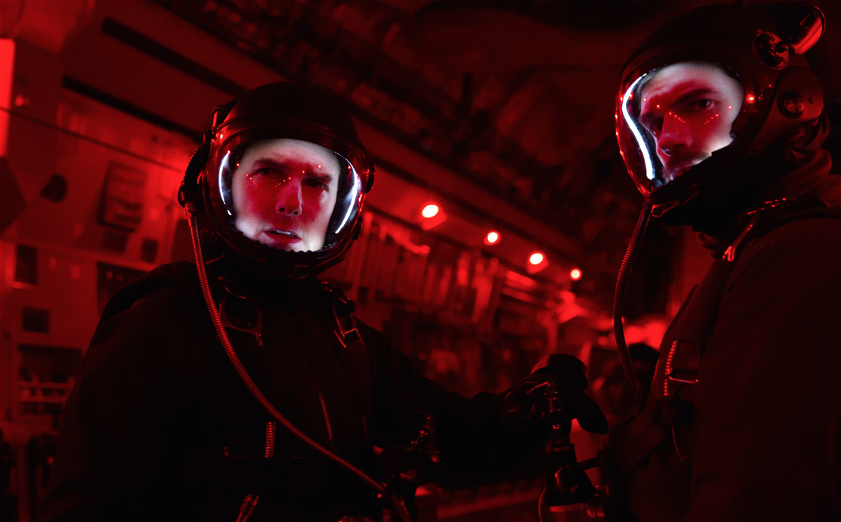 Tom Cruise edHenry Cavill in una scena di Mission Impossible - Fallout