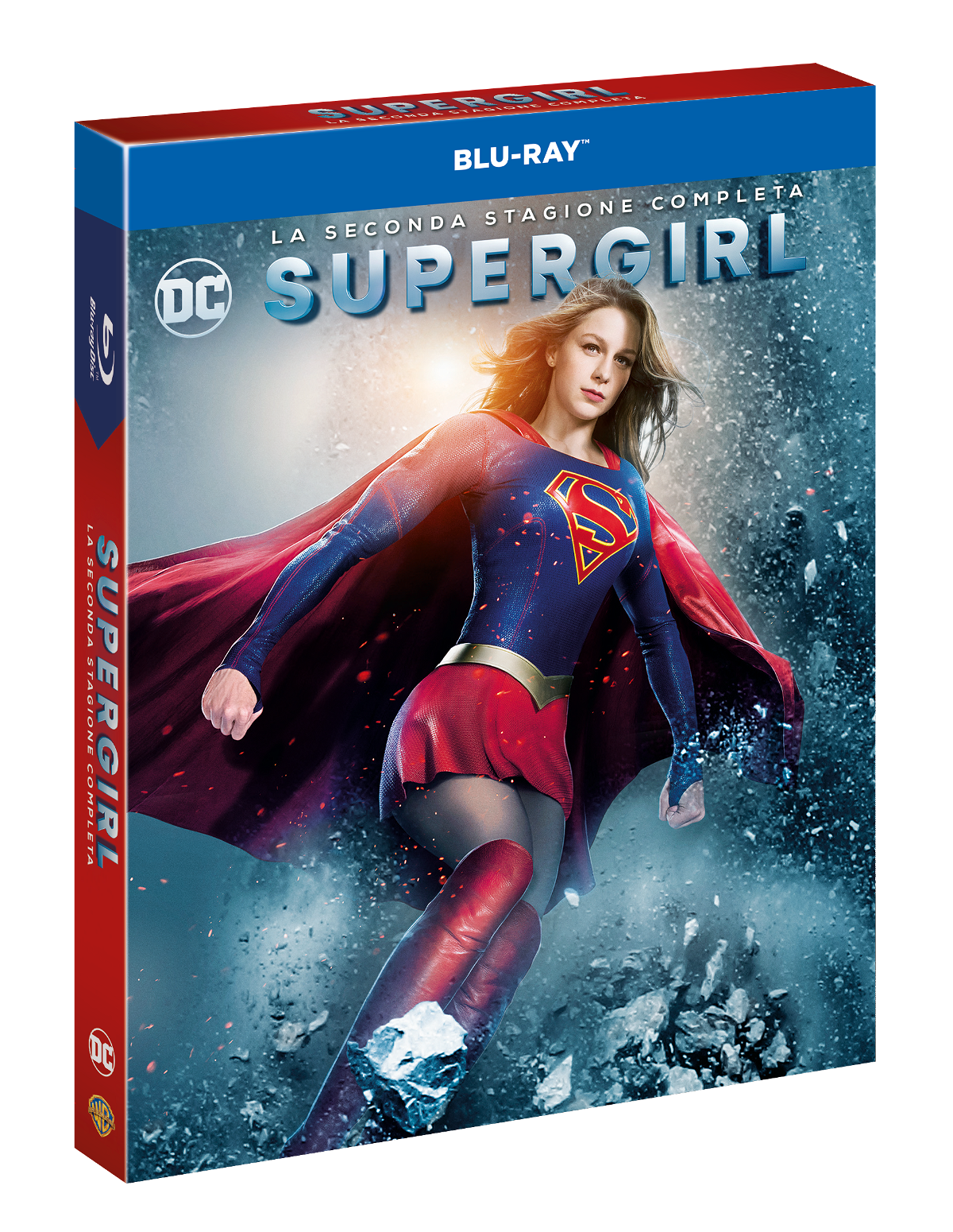 Il cofanetto Blu-ray con i 22 episodi della stagione 2 di Supergirl