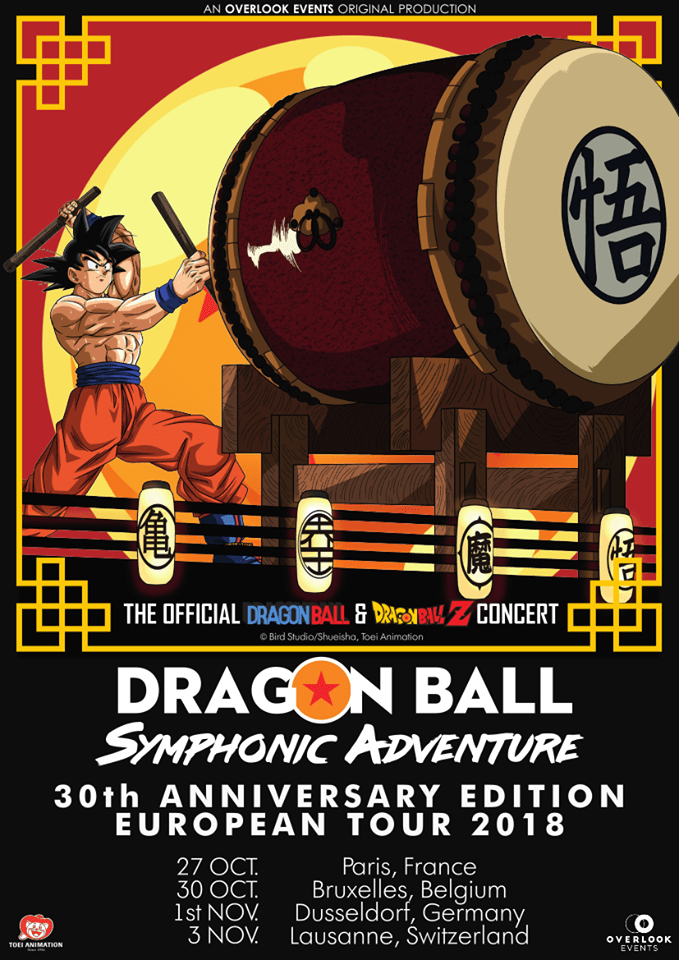 Il tour europeo 2018 della Dragon Ball Symphonic Adventure