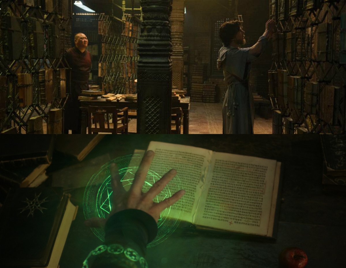 Il Libro dei Vishanti nel film di Doctor Strange