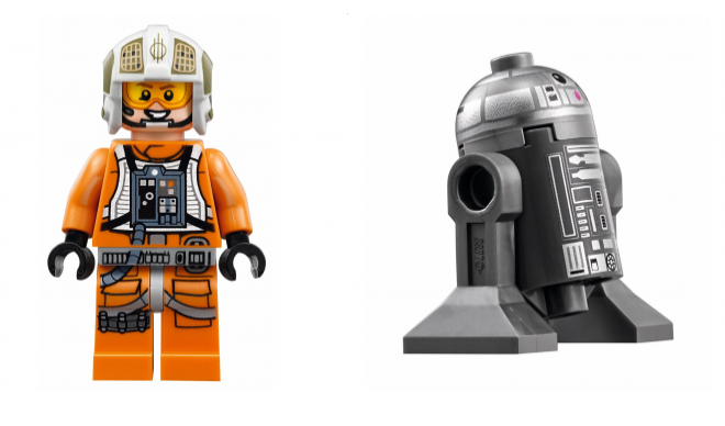 Le Minifigure di LEGO dedicate a Gold Leader e R2-BHD