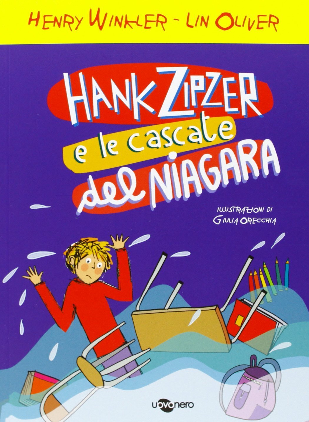 Copertina del libro Hank Zipzer e le cascate del Niagara