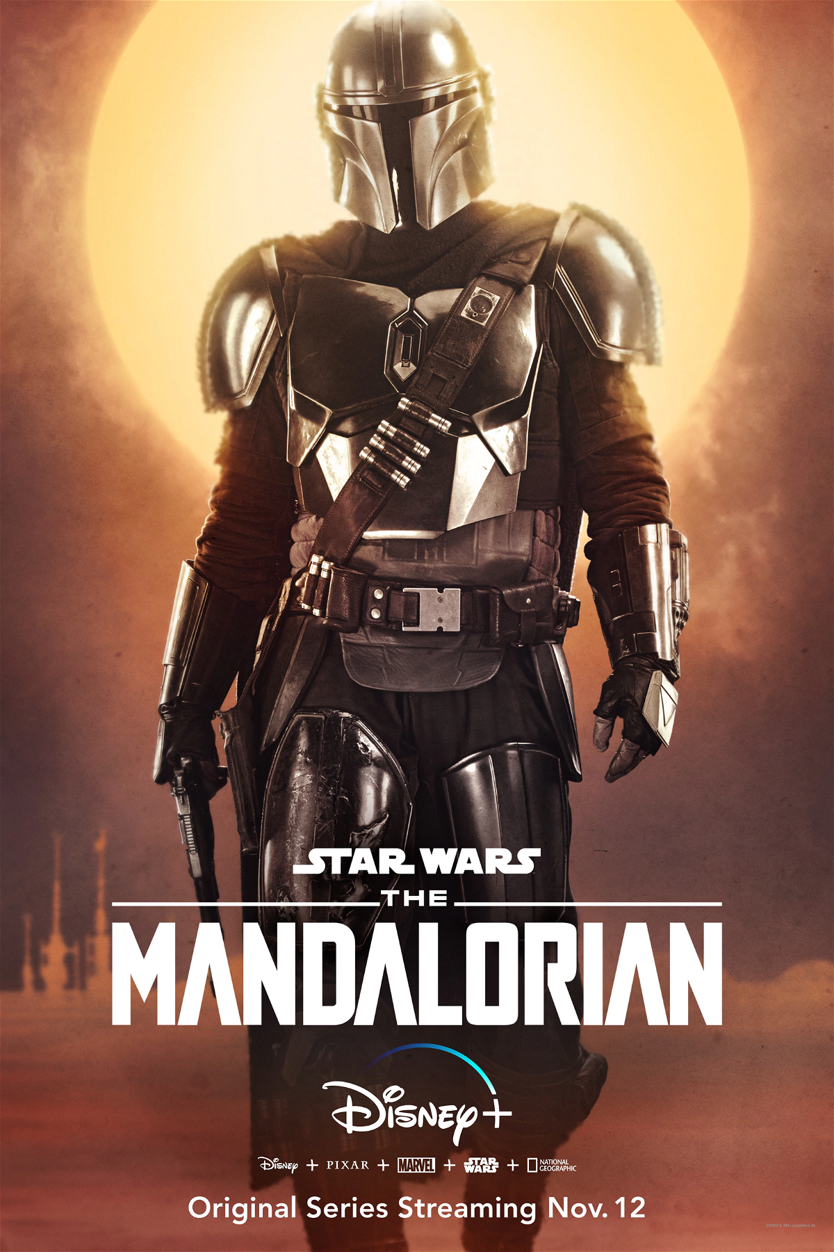 Il character poster del Mandaloriano