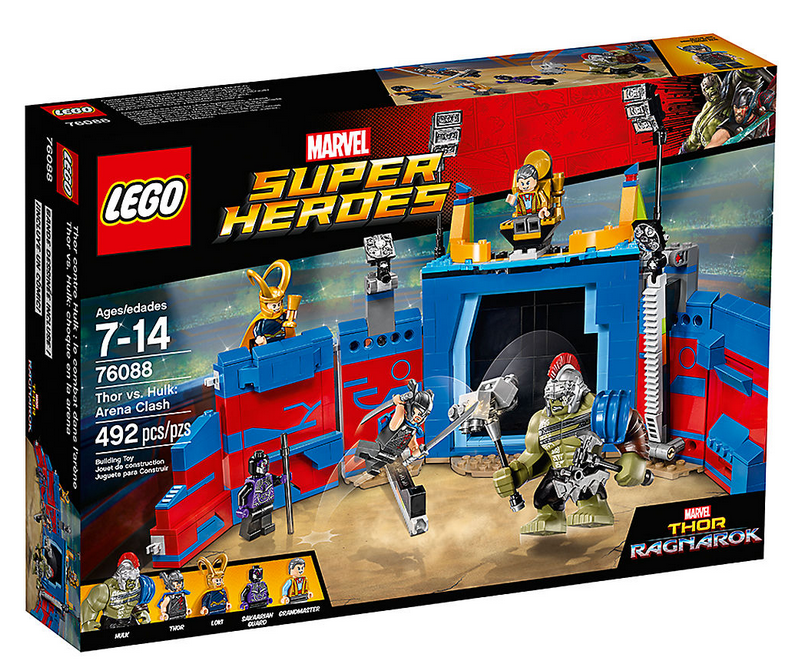 Dettagli del box del set LEGO LEGO Thor contro Hulk: duello nell'arena