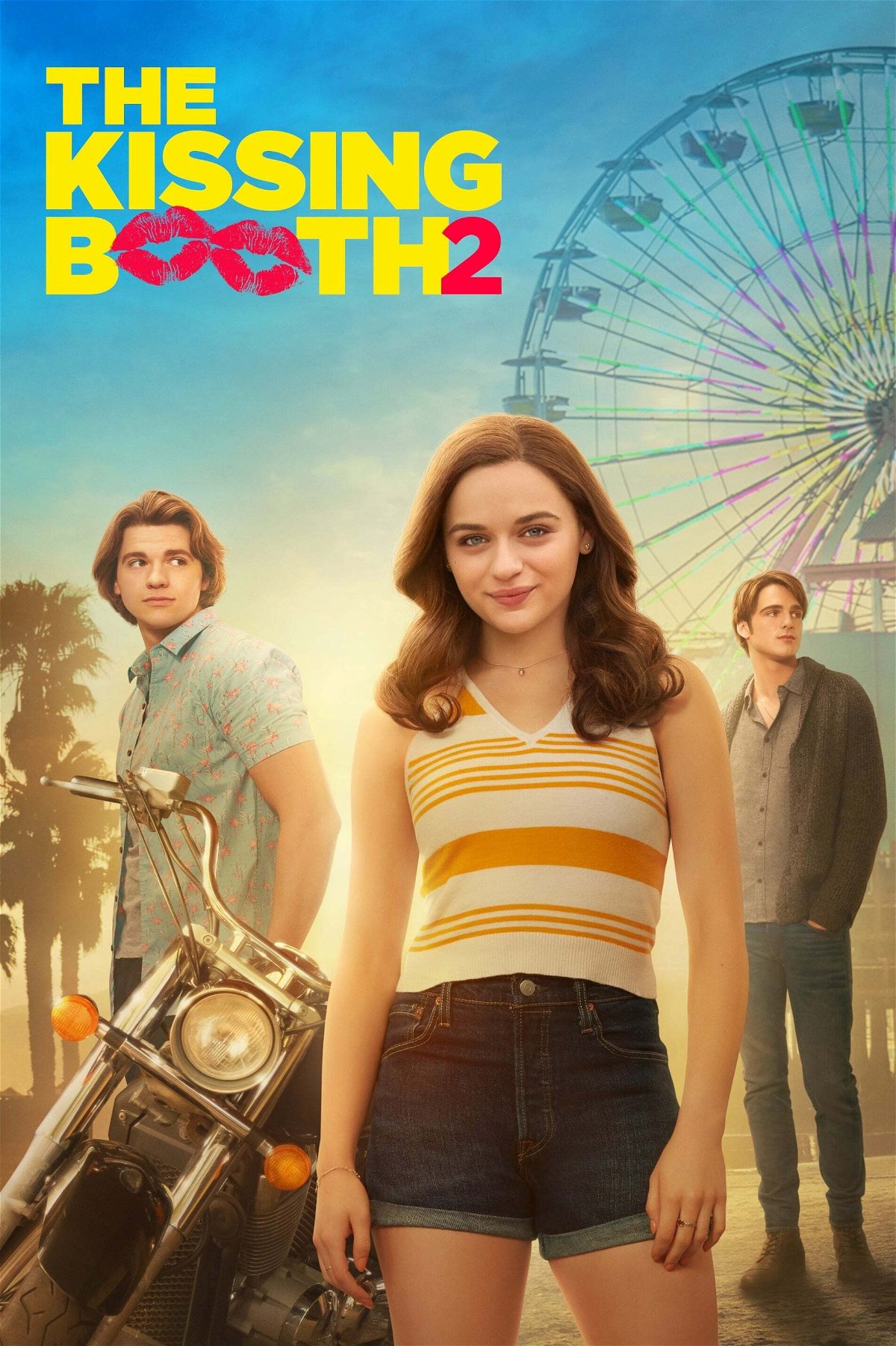 Joey King, Joel Courtney e Jacob Elordi nel poster del sequel di The Kissing Booth