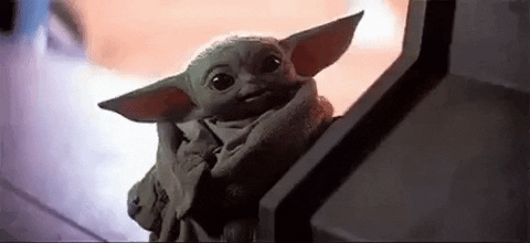 Baby Yoda nella serie TV The Mandalorian