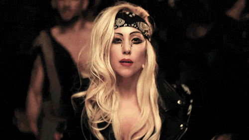Lady Gaga in primo piano