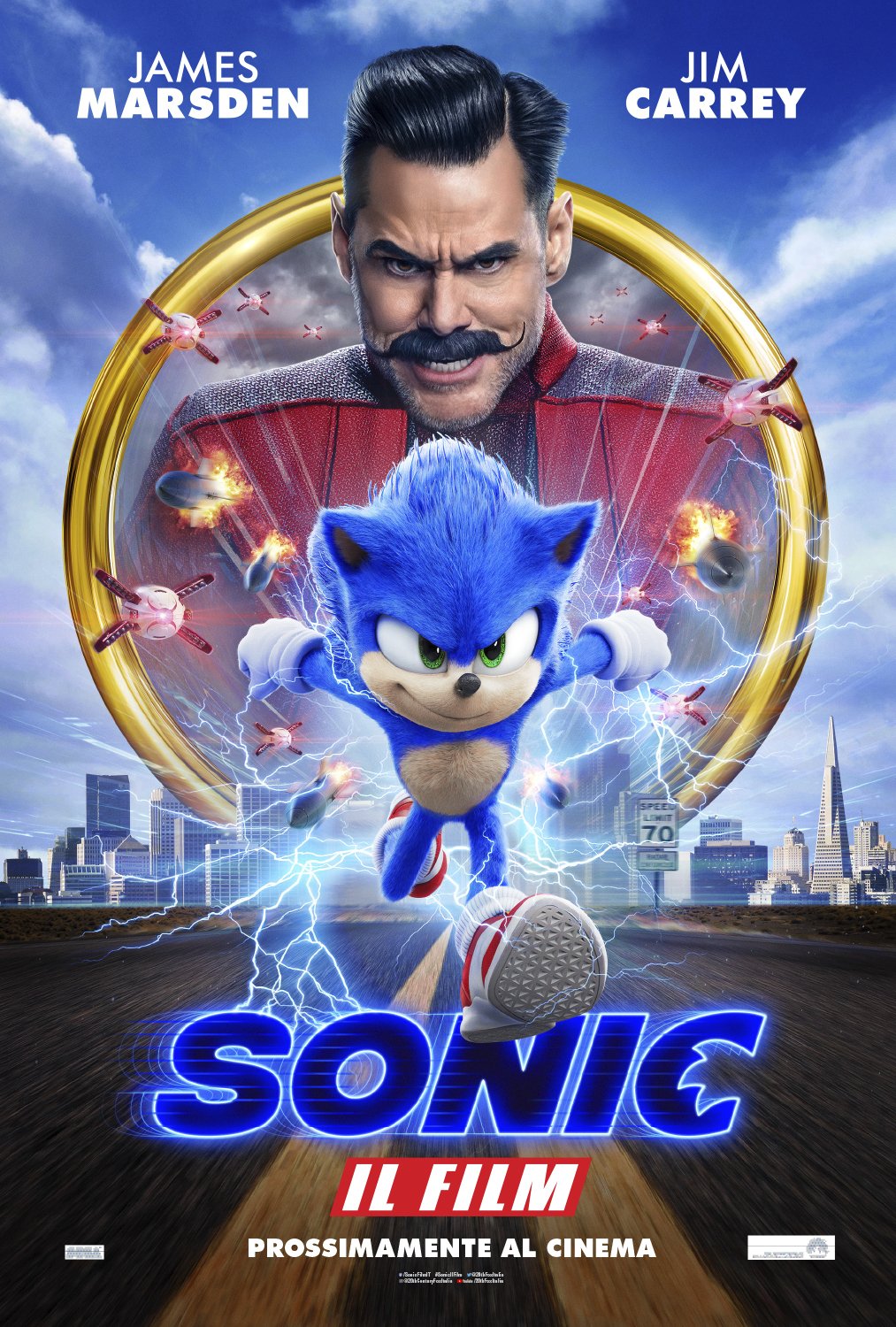 La locandina di Sonic - Il Filma