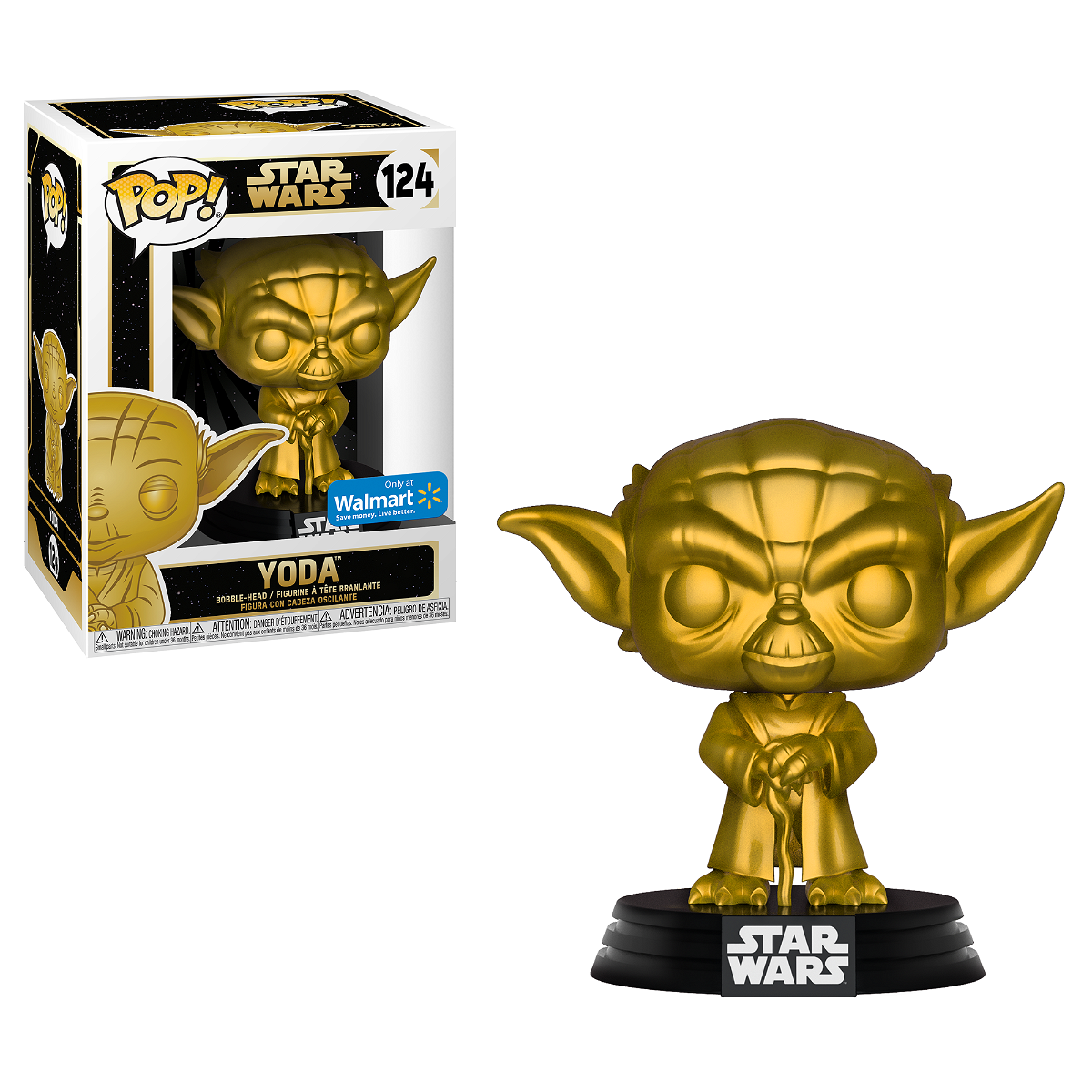 Funko POP Star Wars: Yoda (Gold Metallic)