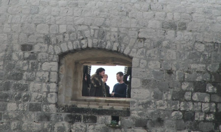 Jon Snow e Cersei insieme sul set di Game of Thrones