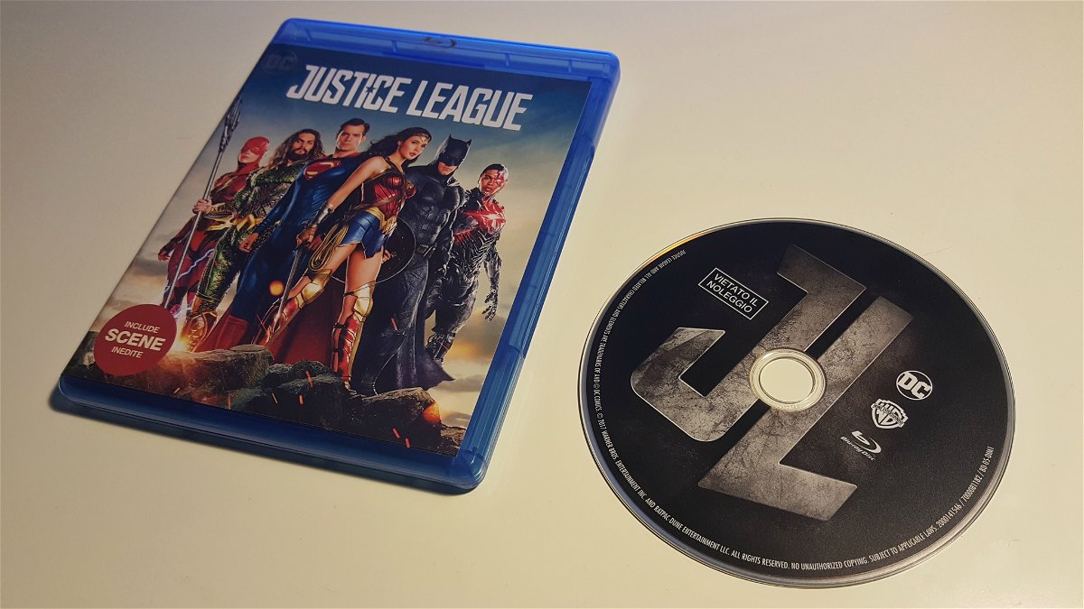 Il Blu-ray italiano di Justice League