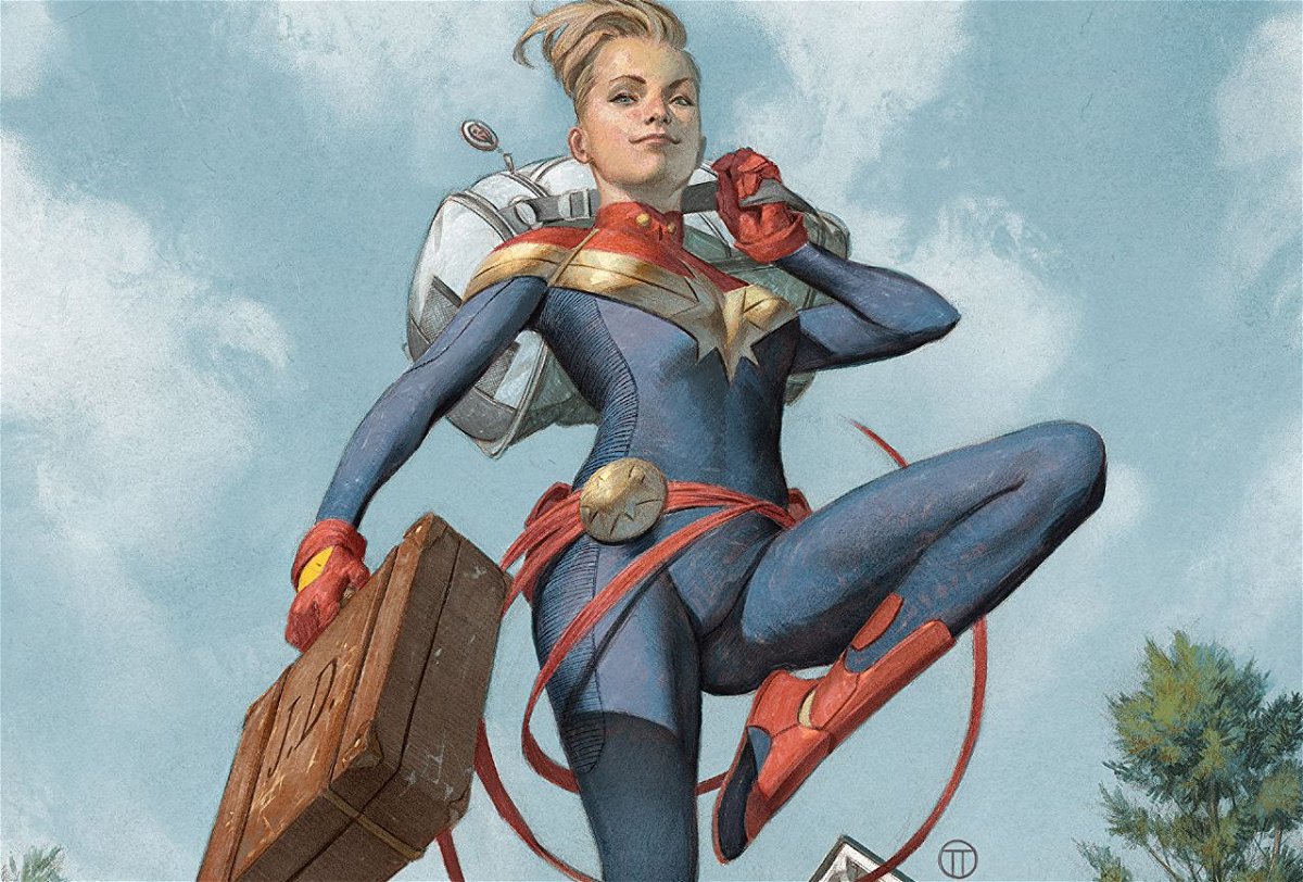 Dettaglio della cover di The Life Of Captain Marvel #1