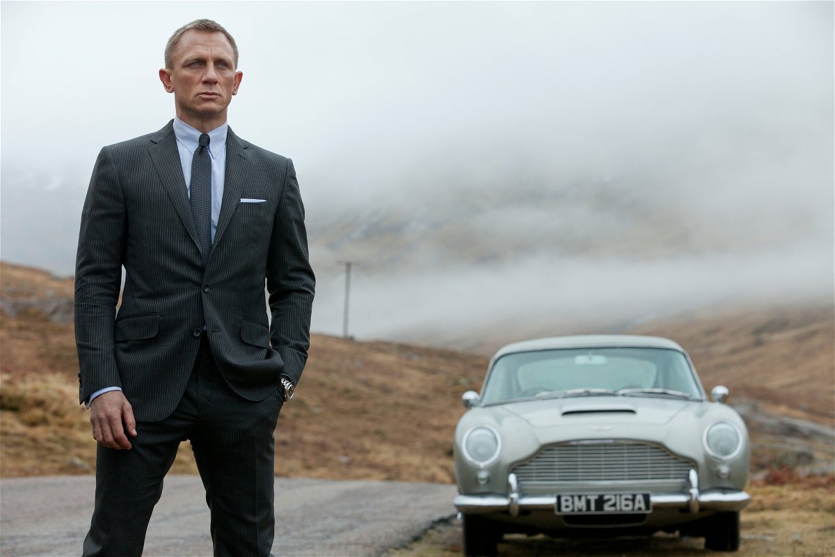 Daniel Craig in una foto sul set di Skyfall 