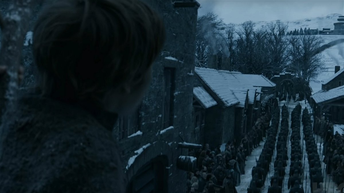 L'arrivo di Daenerys e del suo esercito a Grande Inverno