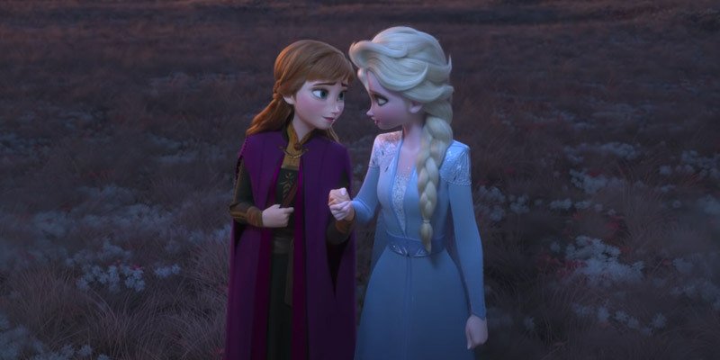 Anna ed Elsa in Frozen II 