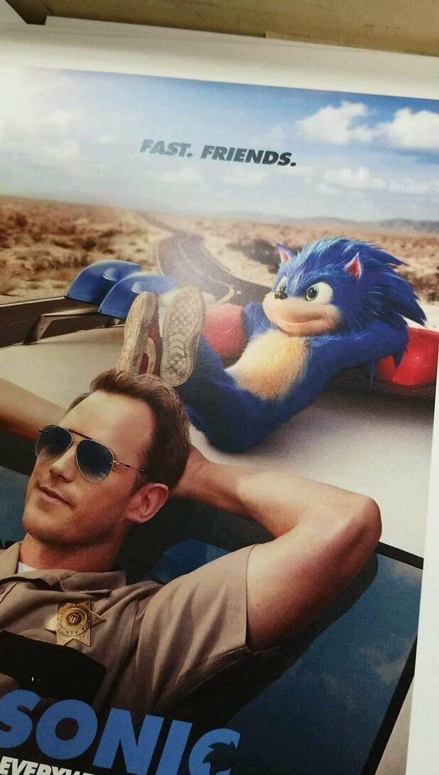 Il nuovo poster di Sonic the Hedgehog