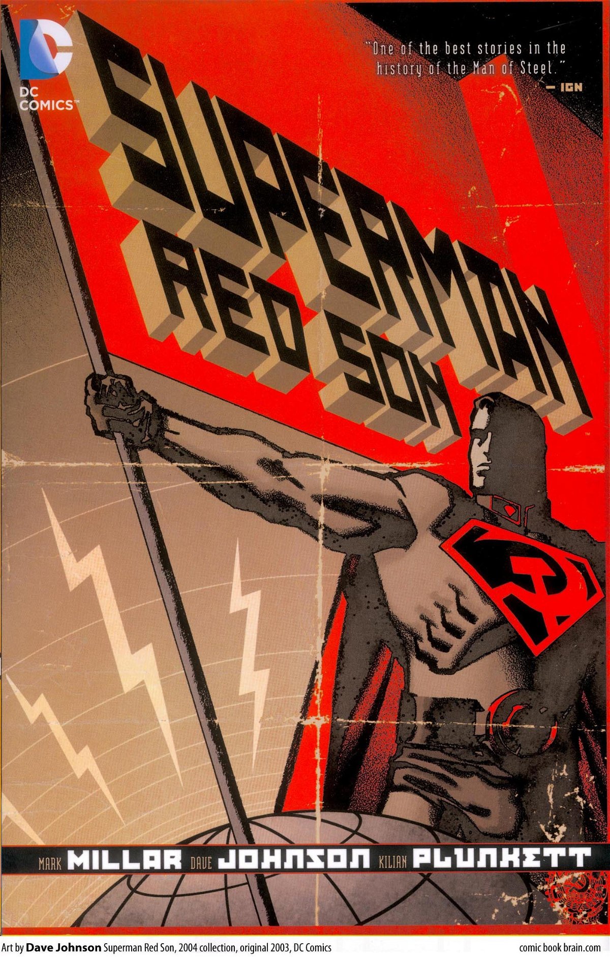 Copertina dell'Elseworld Superman: Red Son
