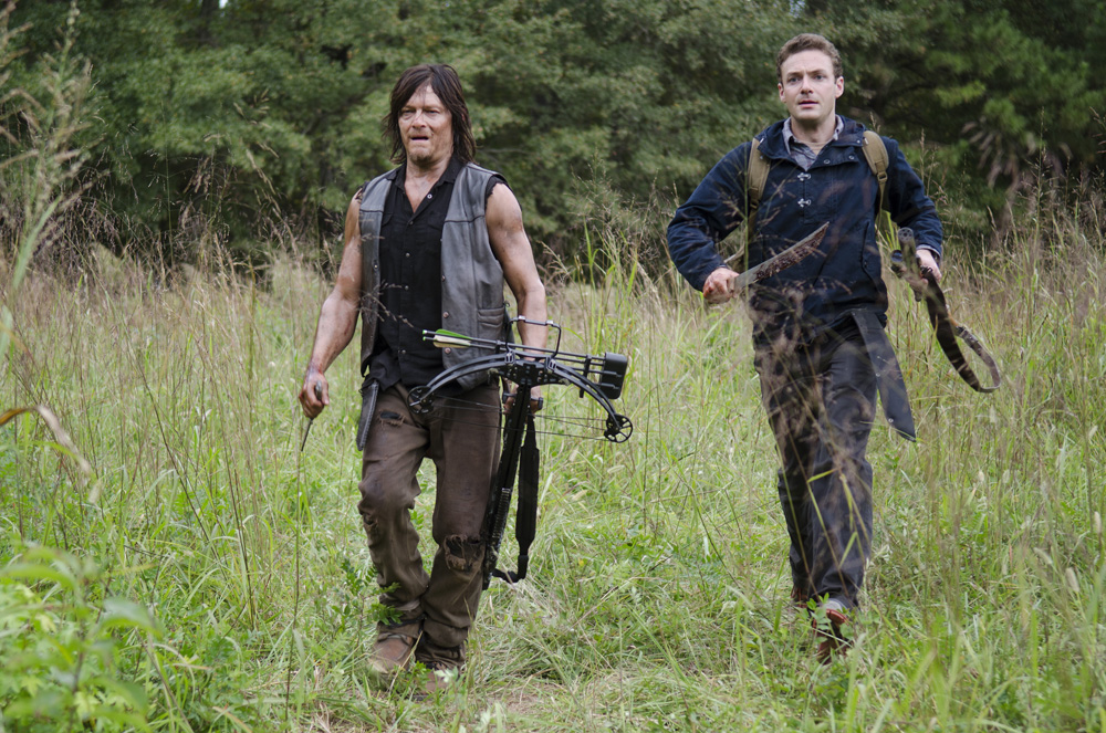 The Walking Dead: Daryl con Aaron