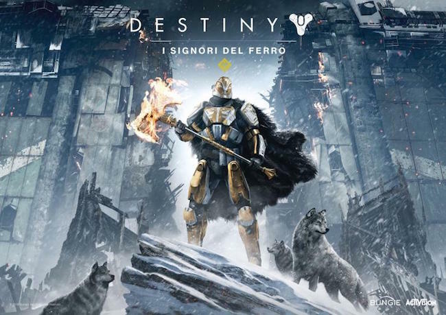 La copertina dell'ultima espansione di Destiny