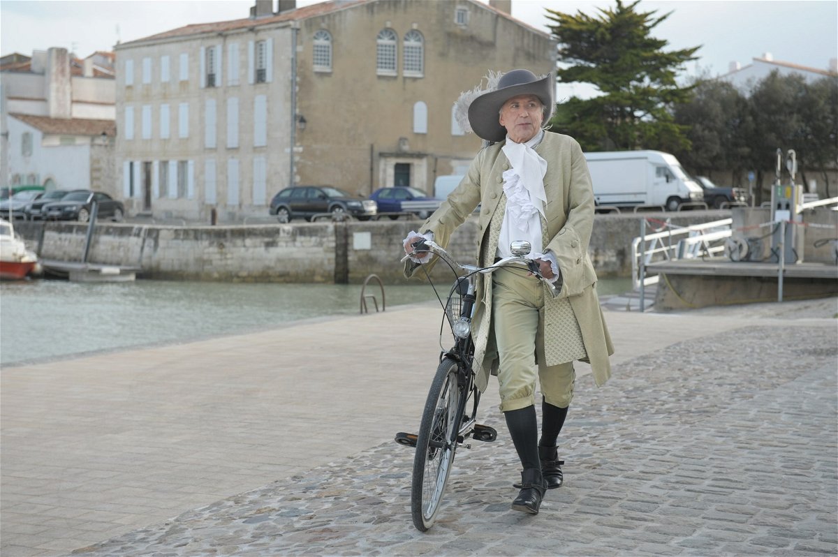 Fabrice Luchini in una scena di Molière in bicicletta