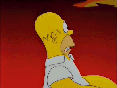Homer Simpson viaggio mentale