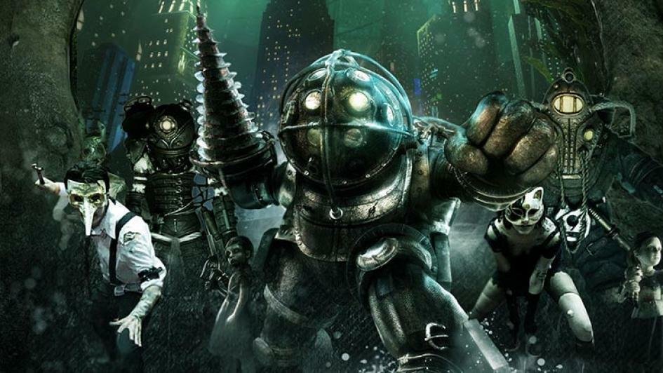 Un'immagine promozionale del primo capitolo di Bioshock