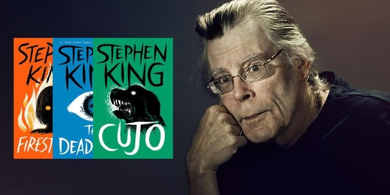 Lo scrittore Stephen King 