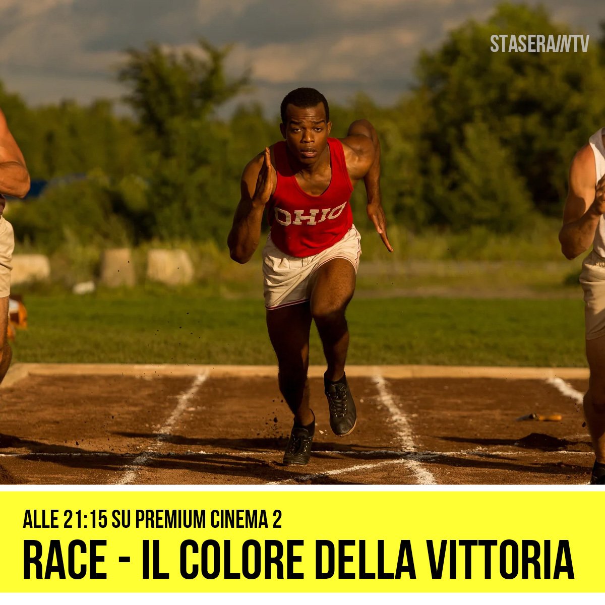 Race - Il colore della vittoria alle 21:15 Premium Cinema 2