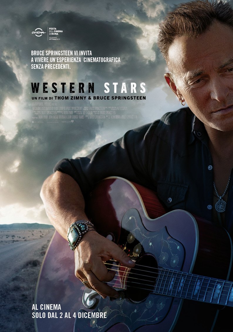 Il poster italiano di Western Stars, il film di Bruce Springsteen