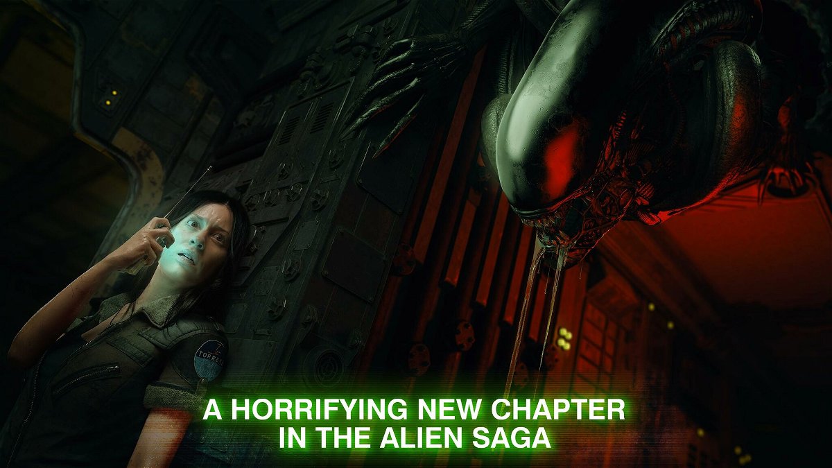 Amanda e lo xenomorfo in Alien: Blackout