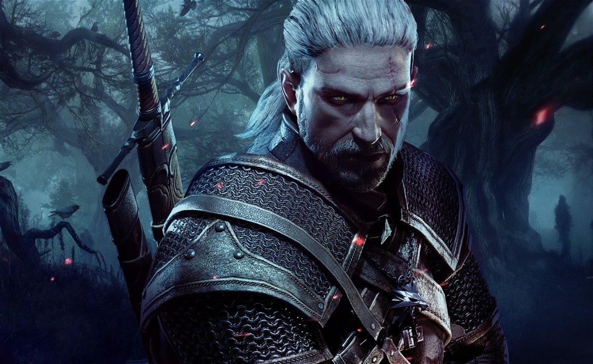 Lo Strigo Geralt con l'armatura del Lupo