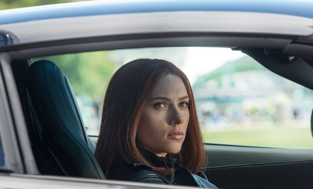 Scarlett Johansson come Vedova Nera in Captain America: The Winter Soldier