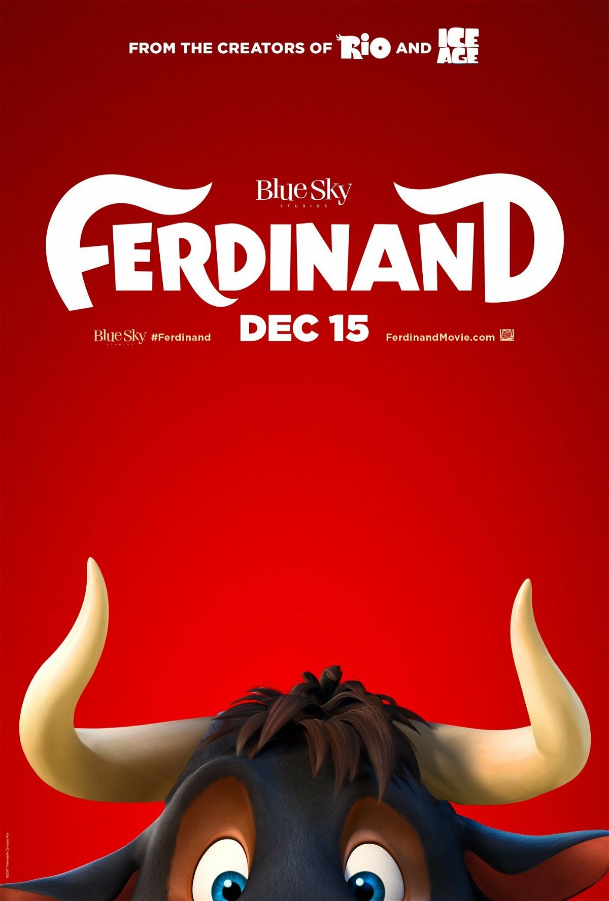 La locandina di Ferdinand, in arrivo nei cinema a dicembre 2017