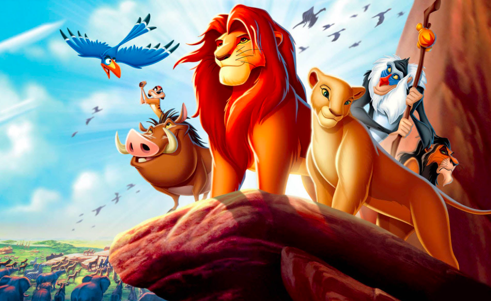 Il cast del Re Leone nel film d'animazione