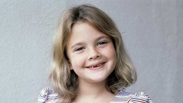 Drew Barrymore in un servizio fotografico da bambina