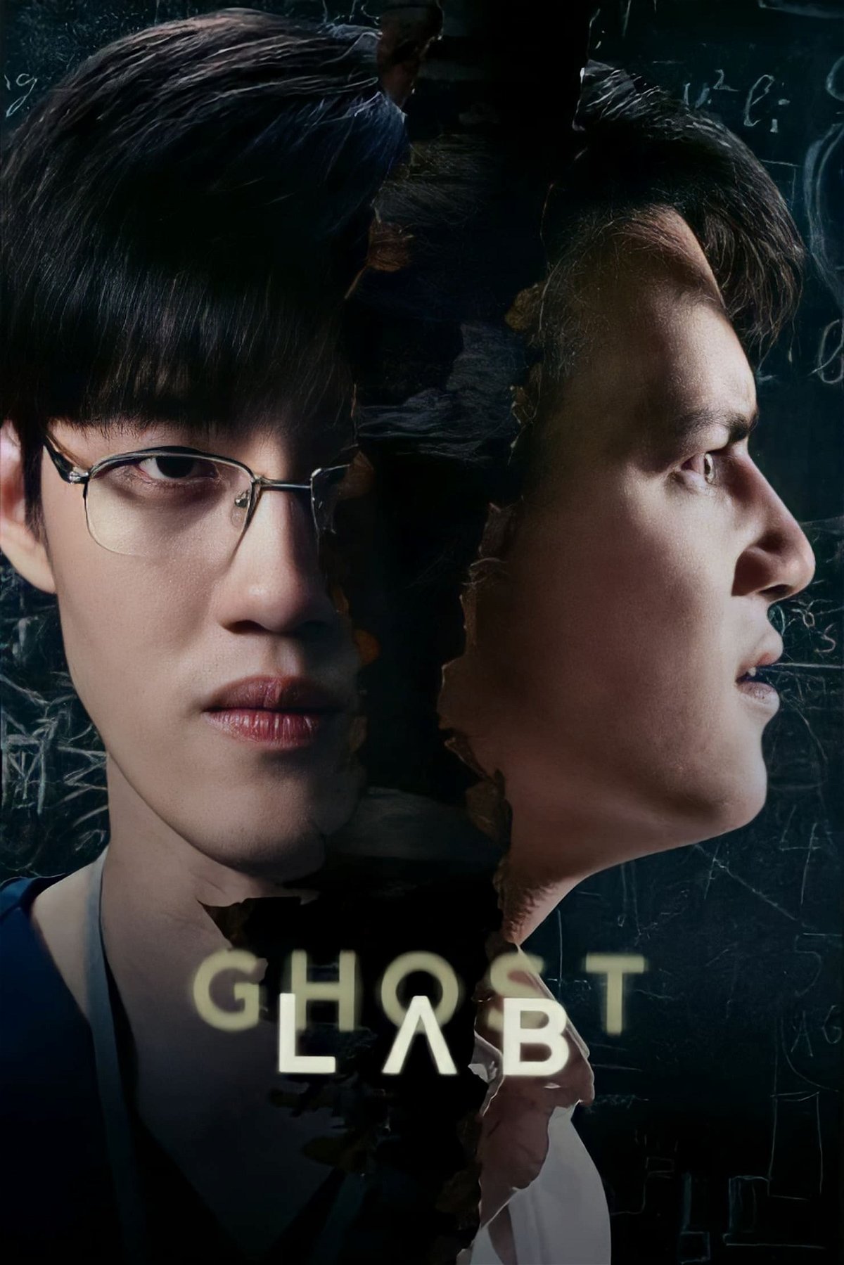 Il cast nella locandina di Ghost Lab