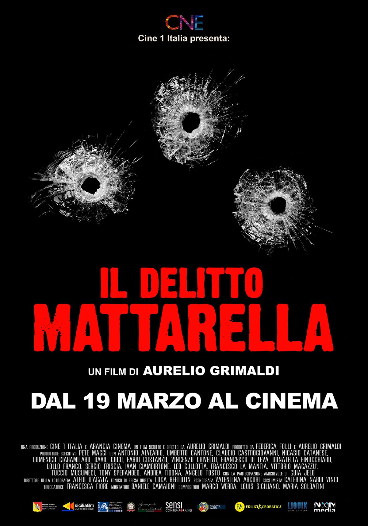 Il poster del film Il delitto Mattarella