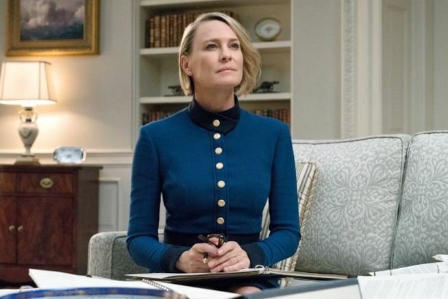 Robin Wright nei panni di Claire Underwood in House of Cards