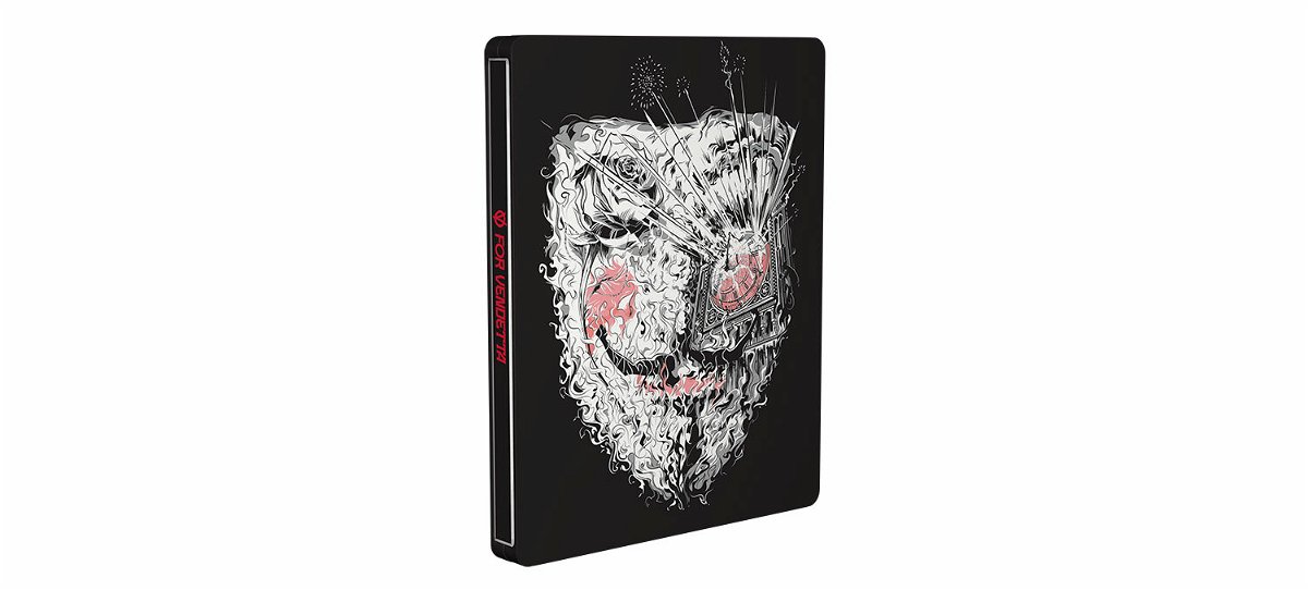 Packshot dello steelbook di V for Vendetta
